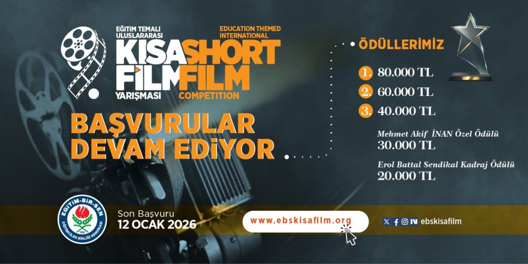Eğitim Temalı 9. Uluslararası Kısa Film Yarışması’na Başvurular Sürüyor